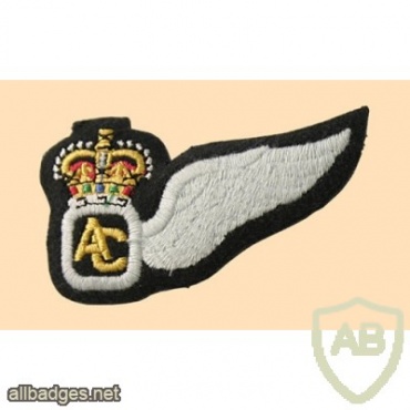 UK Army Air Corps, 'AC' [aircrew] brevet badge img36954
