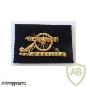 Royal Artillery [senior nco's] Gunners badge, bullion img37101