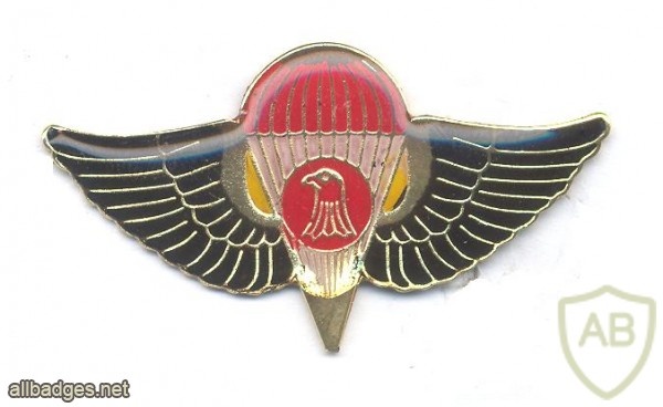 IRAQ Republican Guard "Thunder"  Parachute wings, red and black, pre-1991 img37148