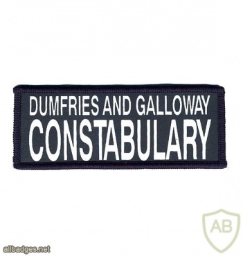 Scotland - Dumfries and Galloway Constabulary patch img37352