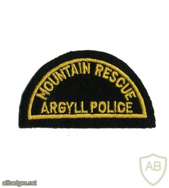 Scotland - Argyllshire Constabulary Mountain Rescue patch img37346