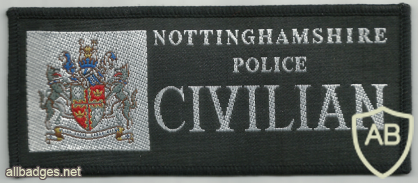 England - Nottinghamshire Police Civilian patch img37478