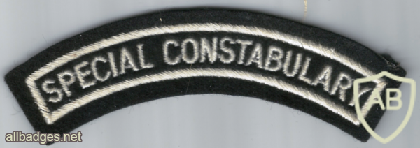 Special Constabulary shoulder title, 2 img37488