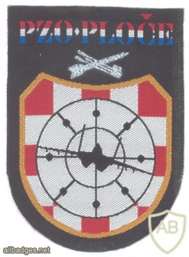 CROATIA Air Force - Ant-Aircraft Brigade "Ploče" sleeve patch img37507