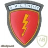 ITALY Mechanized Brigade Trieste sleeve patch img37548