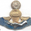 GREECE Army Freefall Parachute wings, pinback img37558