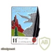 Italian 11th Alpine Regiment breast badge