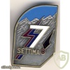 Italian 2nd Alpine Signal Regiment, 7th Signal Company badge