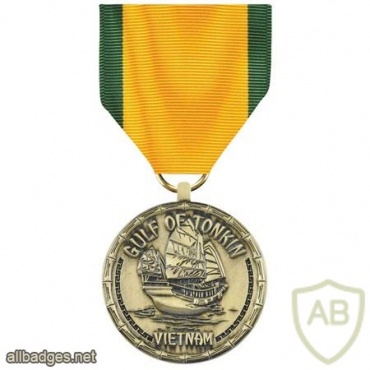 GULF OF TONKIN VIETNAM COMMEMORATIVE MEDAL img37715