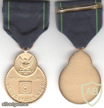 Navy Expert Pistol Shot Medal, anodized img38193