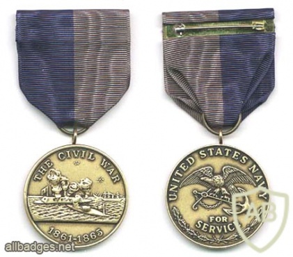 Civil War Service Navy Medal 1861-1865 img38121