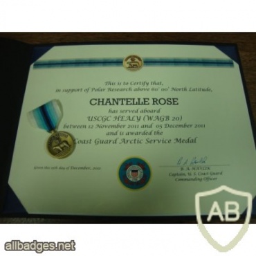 Coast Guard Arctic Service Medal img38374