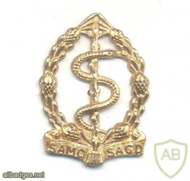 SOUTH AFRICA Union Defence Force - Medical Corps Collar Badge, 1959-1979 img38414