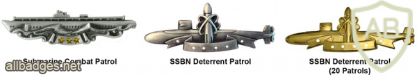 US Navy SSBN Deterrent Patrol Insignia img38573