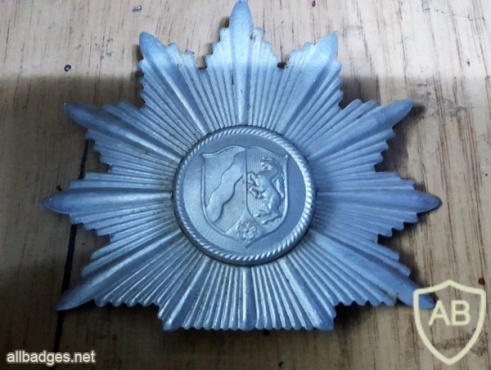 North Rhine-Westphalia state police cap badge, old img38838
