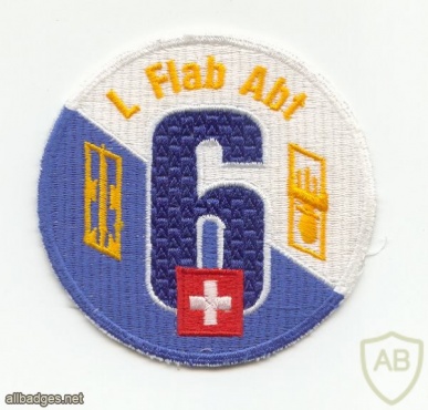 SWITZERLAND 6th Light AA Unit patch img38932