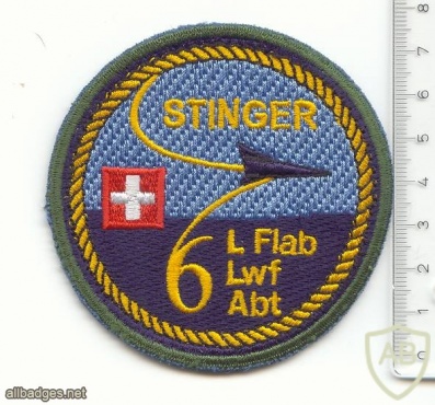  SWITZERLAND 6th Stinger Light AA Unit, 1st battery patch img38937