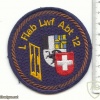  SWITZERLAND 12th Light AA Unit, 2nd battery patch, type 2