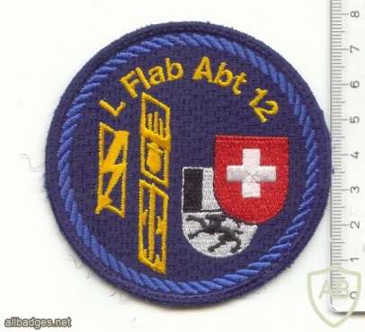  SWITZERLAND 12th Light AA Unit, 4th battery patch img39327