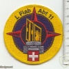  SWITZERLAND 11th Light AA Unit, 2nd battery patch