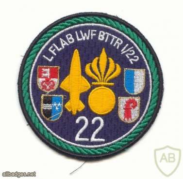  SWITZERLAND 22nd Light AA Unit, 1st Battery patch, type 3 img39352