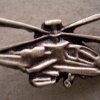 Apache helicopter ( resin ) - silver img39649