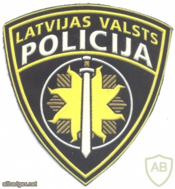 Latvia State Police sleeve patch img39697
