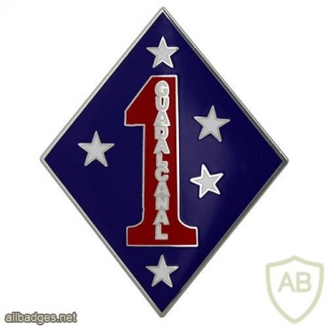 1st Marine Division Guadalcanal Badge img39969