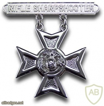Marine Corps Rifle Sharpshooter Qualification Badge img40022