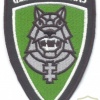 LITHUANIA Mechanised Infantry Brigade "Iron Wolf" sleeve patch, type 3, embroidered variant, current