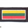 LITHUANIA Army National Flag shoulder patch, full color