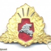 LITHUANIA Armed Forces hat cap badge, older type, 1990s