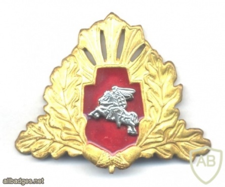 LITHUANIA Armed Forces hat cap badge, older type, 1990s img40272