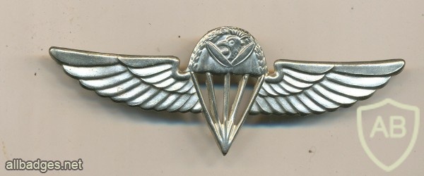 UGANDA Airborne Parachute jump wings, shiny silver img40415