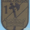 HUNGARY Defence Force 88th Rapid Reaction Battalion, 1st Company sleeve patch, subdued