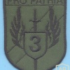 HUNGARY Defence Force 88th Rapid Reaction Battalion, 3rd Company sleeve patch, subdued
