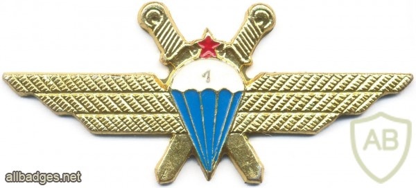  BULGARIA Parachutist wings, 1st Class img40768