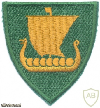 NORWAY - Norwegian Army Western Oslofjord Defense District (later Telemark Regiment) sleeve patch, 1983-2002 img40919