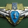 Ukrainian Air Defence Forces qualification badge, 1st grade, after 2005