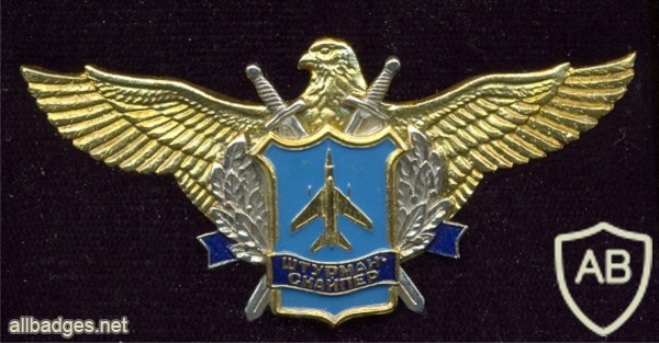 Ukrainian Air Force navigator -sniper qualification badge, after 2005 img40953
