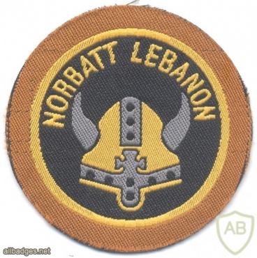 UNITED NATIONS - UNIFIL - Norwegian UN Battalion in Lebanon, NORBATT Staff Company sleeve patch img41227