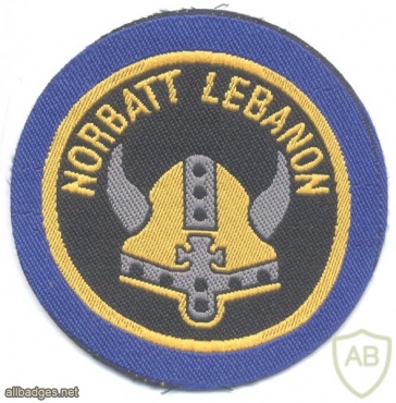 UNITED NATIONS - UNIFIL - Norwegian UN Battalion in Lebanon, NORBATT B Company sleeve patch img41231