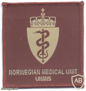 UNITED NATIONS Mission in Sudan (UNMIS) - Norwegian Medical Unit sleeve patch, late, desert img41263