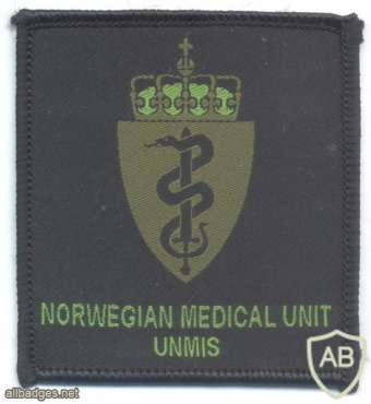 UNITED NATIONS Mission in Sudan (UNMIS) - Norwegian Medical Unit sleeve patch, late, desert img41264