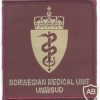 UNITED NATIONS Mission in Sudan (UNMISUD) - Norwegian Medical Unit sleeve patch, early, desert img41261