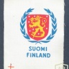 UNITED NATIONS - Finland peacekeeping contingents generic patch sleeve patch, printed
