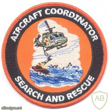 NORWAY - Royal Norwegian Air Force Search and Rescue, Aircraft Coordinator sleeve patch img41445