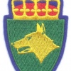 NORWAY - Norwegian Army Military Dog Training School sleeve patch, full color on blue img41470