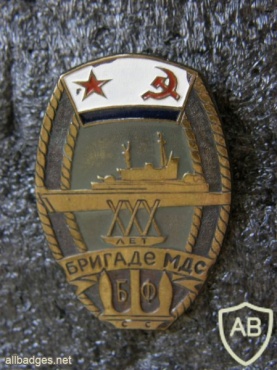 USSR Navy Baltic fleet Landing Brigade commemorate badge, 30 years img41478