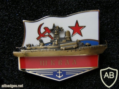 USSR Navy Baltic fleet 36th Brigade 485th battalion "Shkval" small rocket ship badge img41472